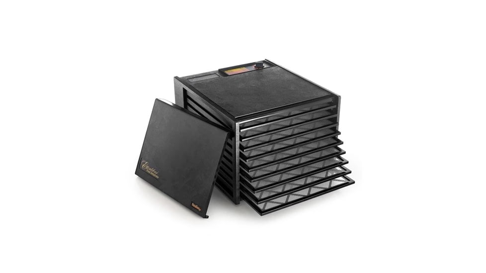Excalibur Model 3900B 9-Tray Dehydrator, 15 Sq/Ft. Drying Area, Black, 9 Tray, 3900B