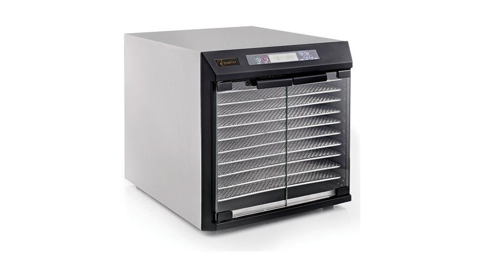 Excalibur Model EXC10EL 10-Tray Dehydrator, 16 Sq/Ft. Drying Space, Stainless Steel, EXC10EL