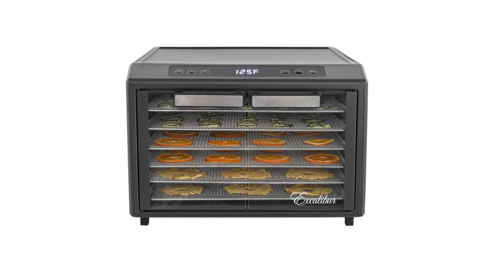 Excalibur Select Digital Dehydrator, Grey, 6 Tray, DH06SCSS13
