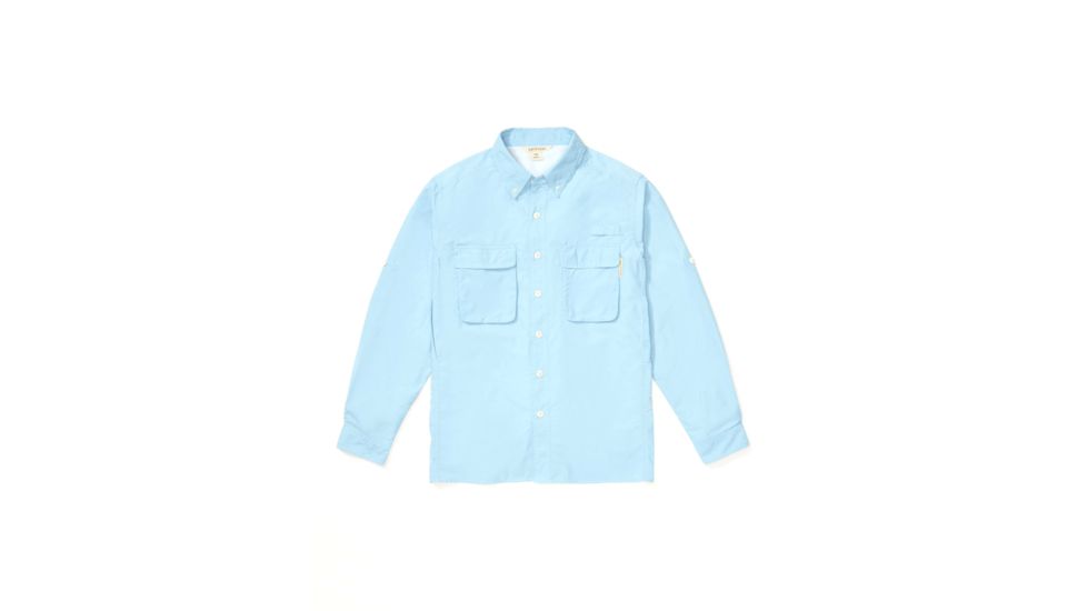 ExOfficio Air Strip Long Sleeve Shirt - Mens, Aleutian, Medium, 10012035-5015-M