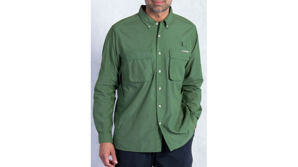 ExOfficio Air Strip Long Sleeve Shirt - Men's, Hops, 2XL, 10012035-6541-2XL