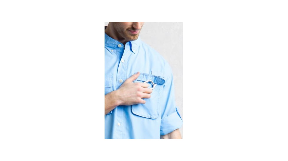 ExOfficio Air Strip Long Sleeve Shirt - Men's, Lt Lapis, 2XL, 10012035-5224-2XL