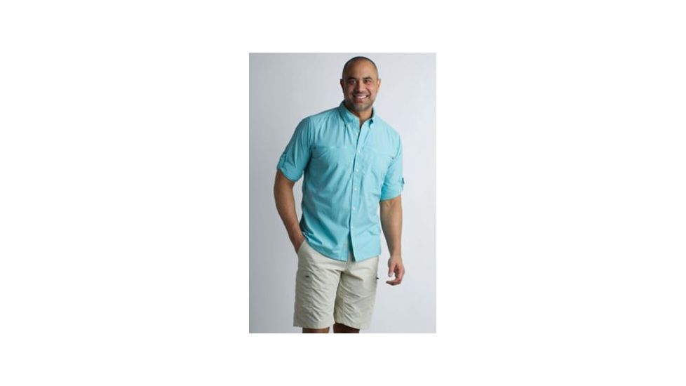 ExOfficio Atoll Long Sleeve Shirt Men's, Poolside, L 10013149-5400_L