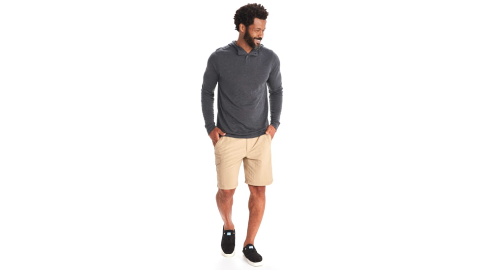 ExOfficio BA Solaro Hoody - Mens, Carbon, Small, E12504-9703-S