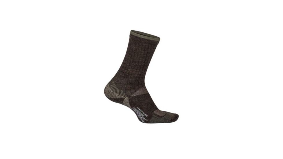ExOfficio BA Sotice Canyon Crew Sock Men's, Cigar Heather, L/XL 31553131-8337_L/XL