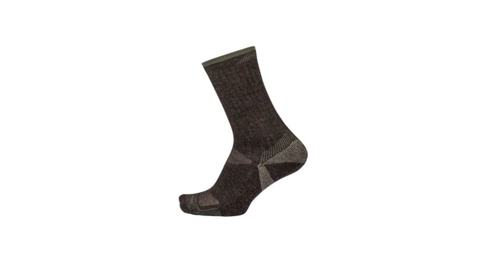 ExOfficio BA Sotice Canyon Crew Sock Men's, Cigar Heather, L/XL 31553131-8337_L/XL