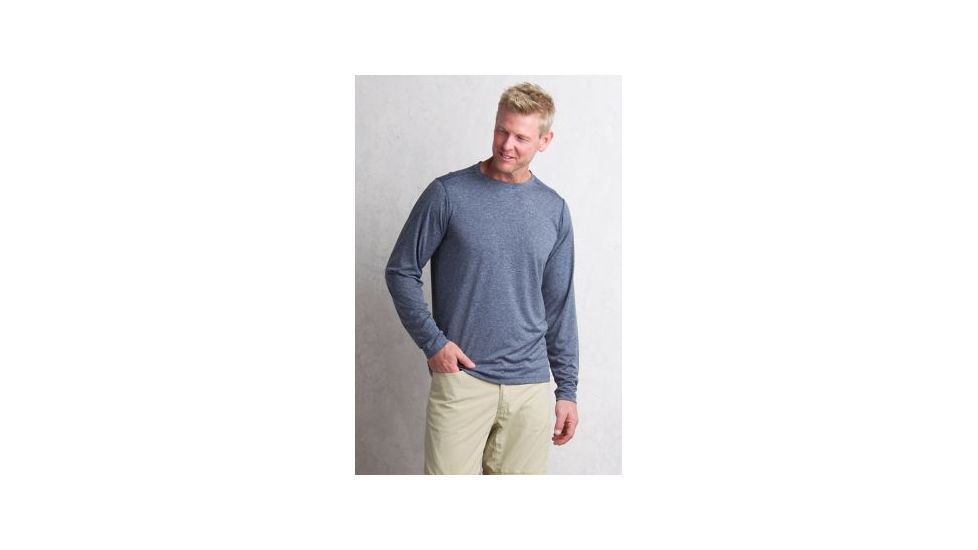 ExOfficio BA Tarka Long Sleeve Shirt Men's, Navy, S 11112857-5600_S