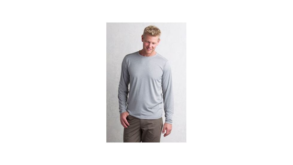 ExOfficio BA Tarka Long Sleeve Shirt Men's, Cement, XL 11112857-9430_XL