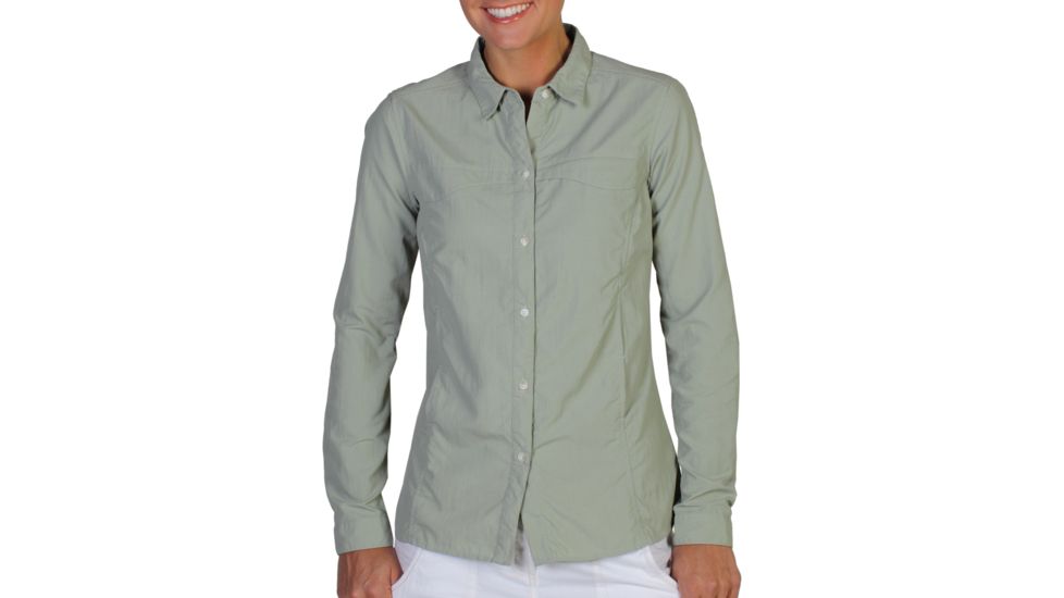 ExOfficio BugsAway Breezr Long Sleeve Shirt - Womens-Botanic-Large