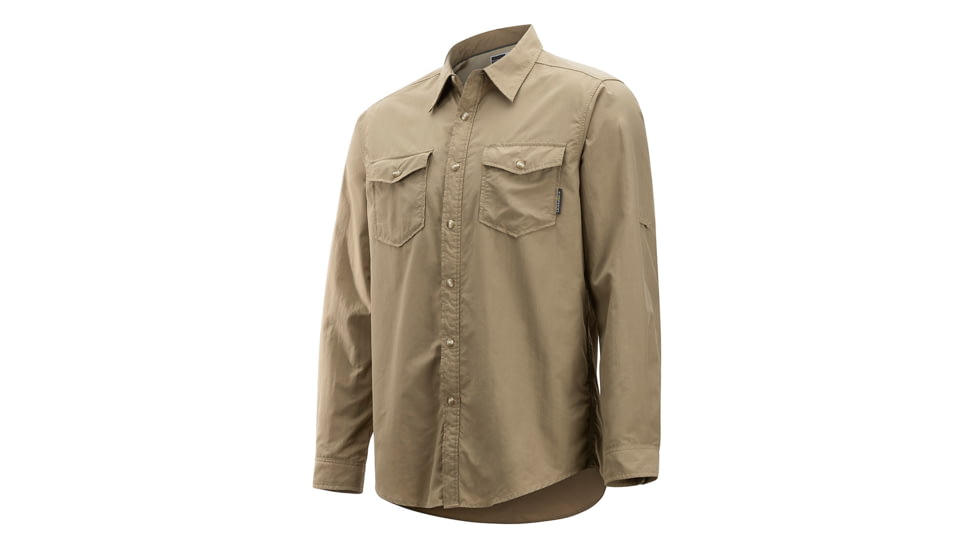 ExOfficio BugsAway Chios Long Sleeve - Men's, Walnut, Extra Large, 1101-3150-Walnut-XL