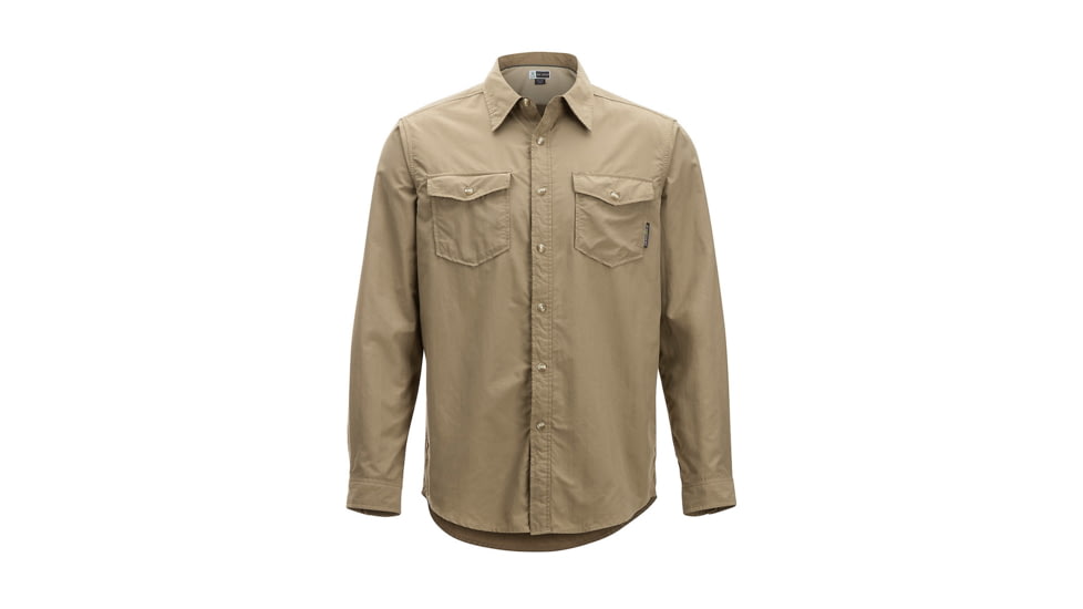 ExOfficio BugsAway Chios Long Sleeve - Men's, Walnut, Large, 1101-3150-Walnut-L