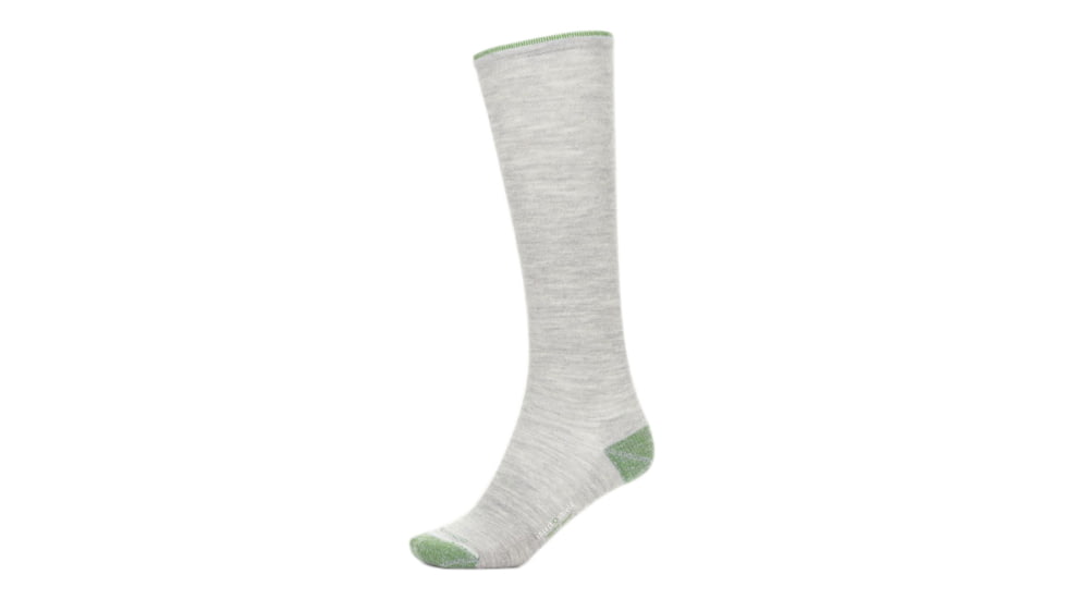 ExOfficio BugsAway Compression Sock - Mens, Sleet Heather/Alpine Green, Large/Extra Large, 3155-6701-1634-L/XL
