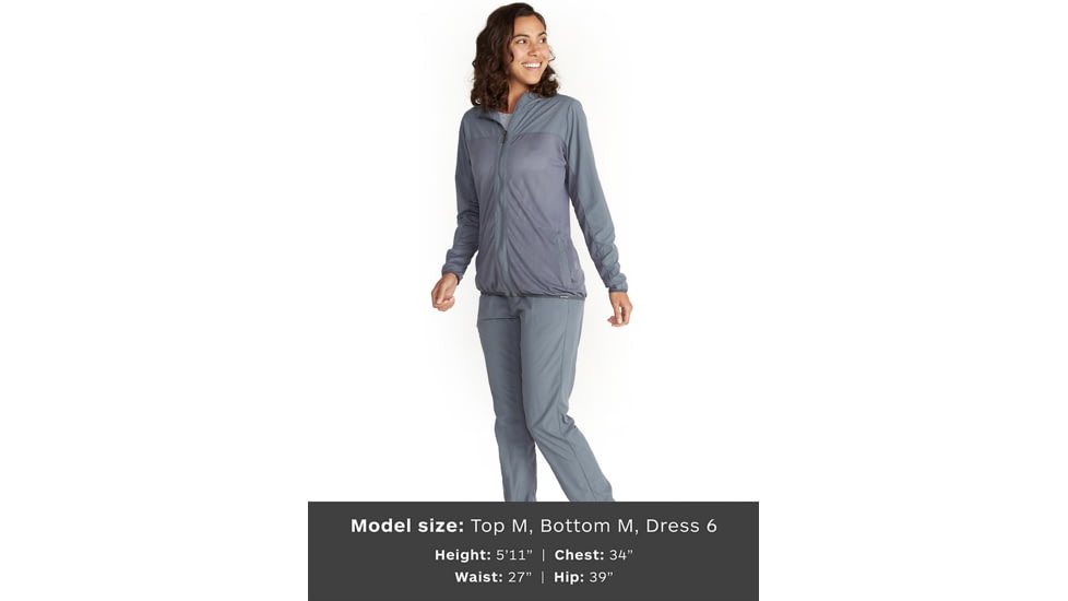 ExOfficio BugsAway Damselfly Jacket - Womens, Steel Onyx, Small, 2111-3433-9352-S