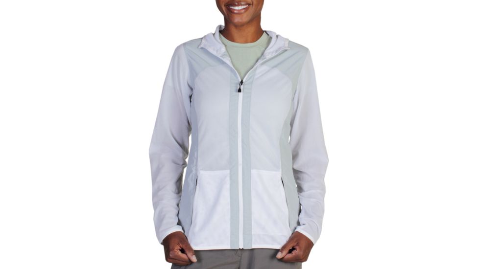 ExOfficio BugsAway Damselfly Jacket - Womens-White/Oyster-X-Small