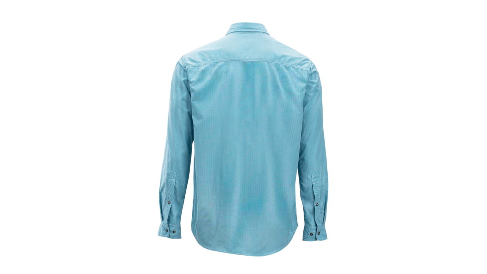 ExOfficio BugsAway Halo Check Long Sleeve - Men's, Dk Navy Check, Extra Large, 1101-2856-Dk Navy Check-XL