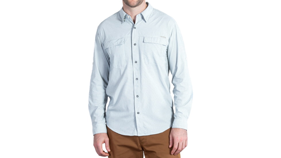 ExOfficio BugsAway Halo Check Long Sleeve - Men's-Hemlock-Medium