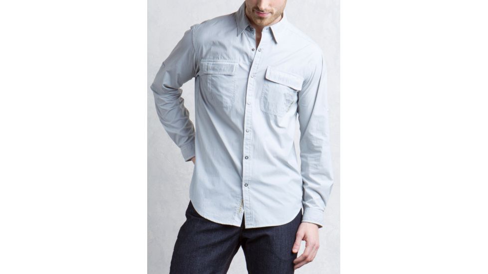 ExOfficio Bugsaway Halo Long Sleeve Shirt - Men's-Slate-Medium
