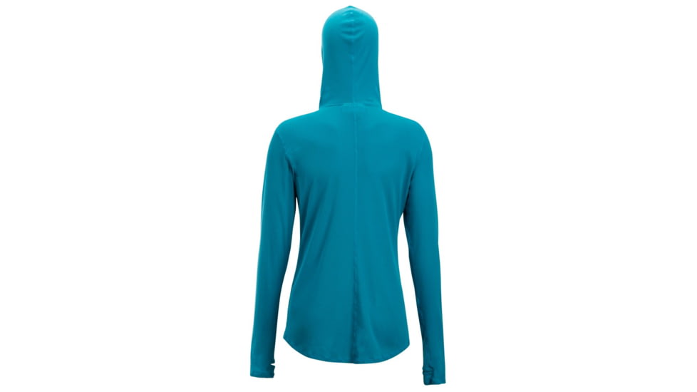 ExOfficio BugsAway Lumen Full Zip Hoody - Women's, Algiers Blue, XL, 21113285-5328-XL