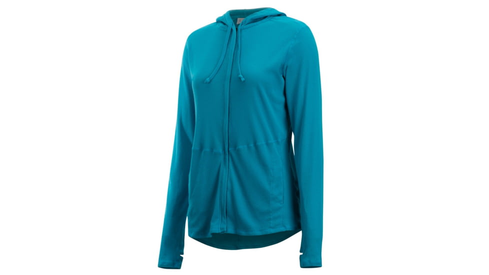 ExOfficio BugsAway Lumen Full Zip Hoody - Women's, Algiers Blue, XL, 21113285-5328-XL