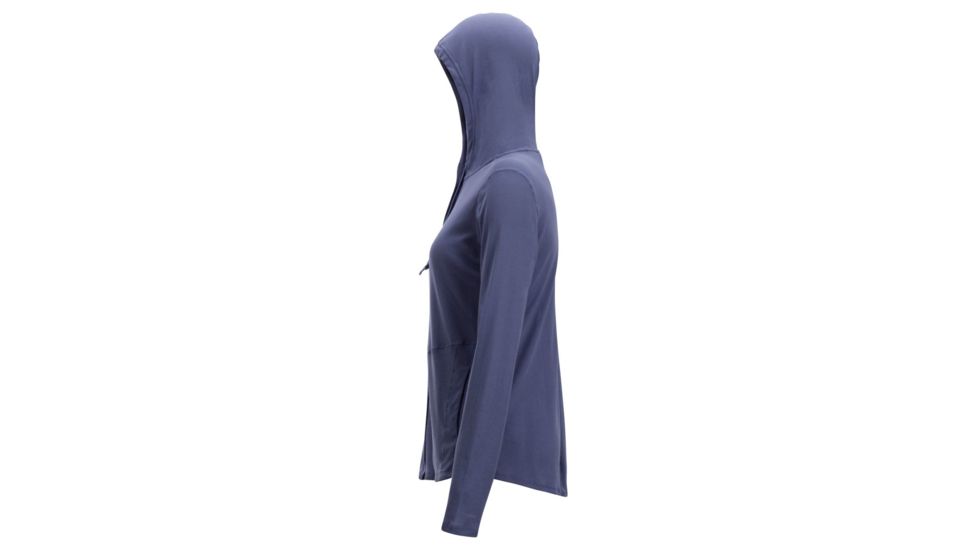 ExOfficio BugsAway Lumen Full Zip Hoody - Women's, Blue Heron, S, 21113285-5016-S