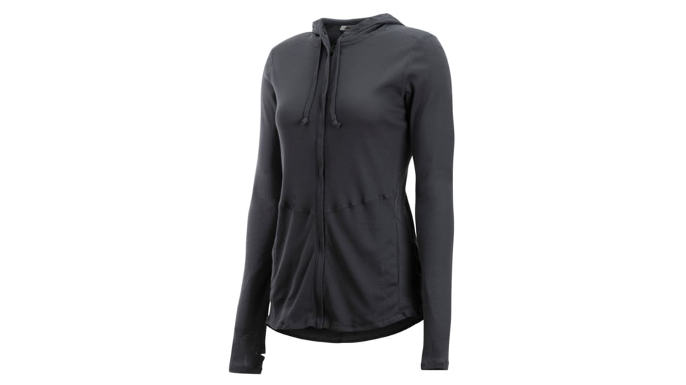 ExOfficio BugsAway Lumen Full Zip Hoody - Women's, Carbon, XL, 21113285-9703-XL