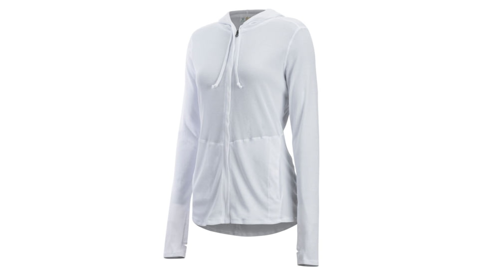 ExOfficio BugsAway Lumen Full Zip Hoody - Women's, White, S, 2111-3285-1000-S