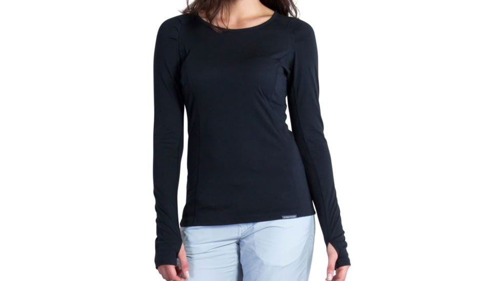 ExOfficio Bugsaway Lumen Long Sleeve Crew - Women's -Black-Large