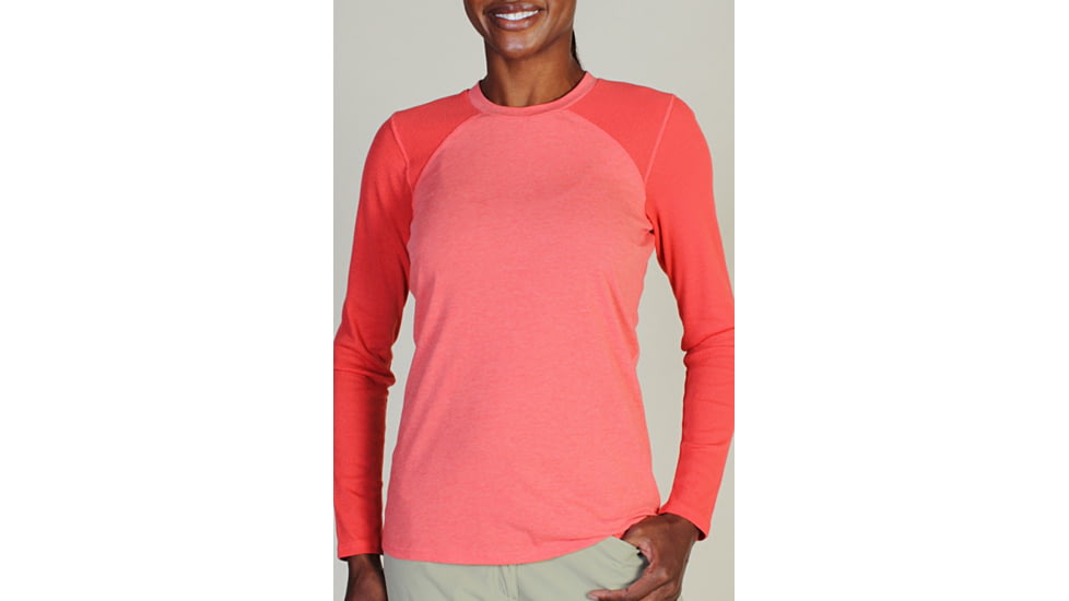 ExOfficio Bugsaway Lumen Long Sleeve Crew - Women's -Grenadine-X-Large