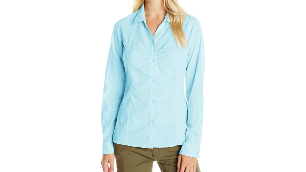 ExOfficio BugsAway Marigold Long Sleeve - Women's-Tropez-Medium