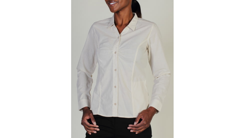 ExOfficio BugsAway Marigold Long Sleeve - Womens-Lt Khaki-Large