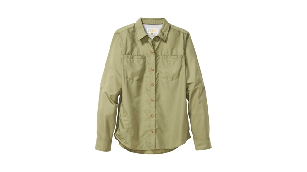 ExOfficio BugsAway Palotina Long Sleeve - Womens, Oil Green, Medium, 2101-3368-6009-M
