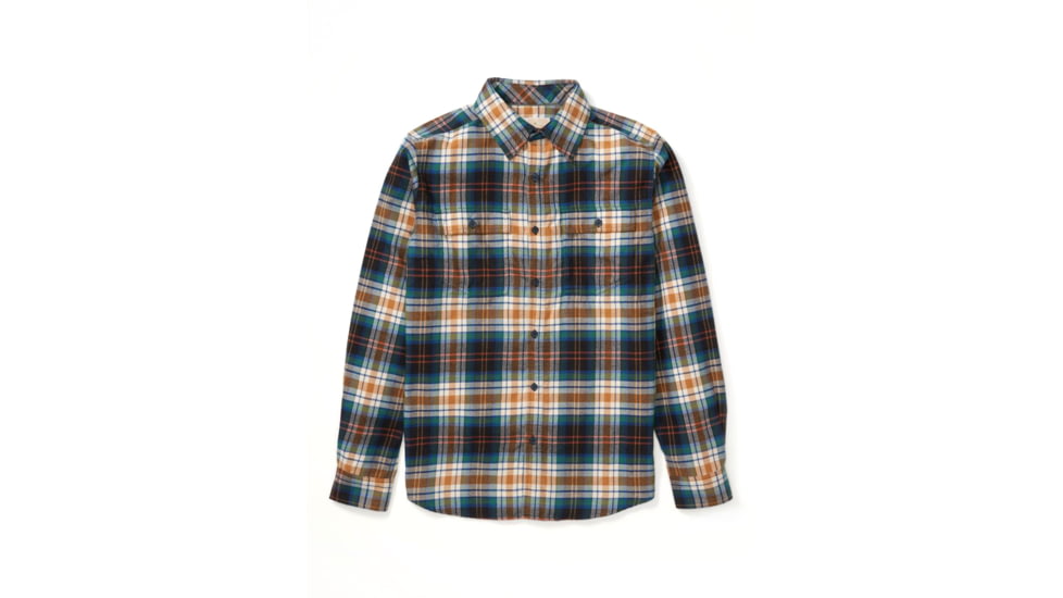 ExOfficio BugsAway Redding Midweight Flannel Long Sleeve - Mens, Black, Small, 1101-3352-9999-S