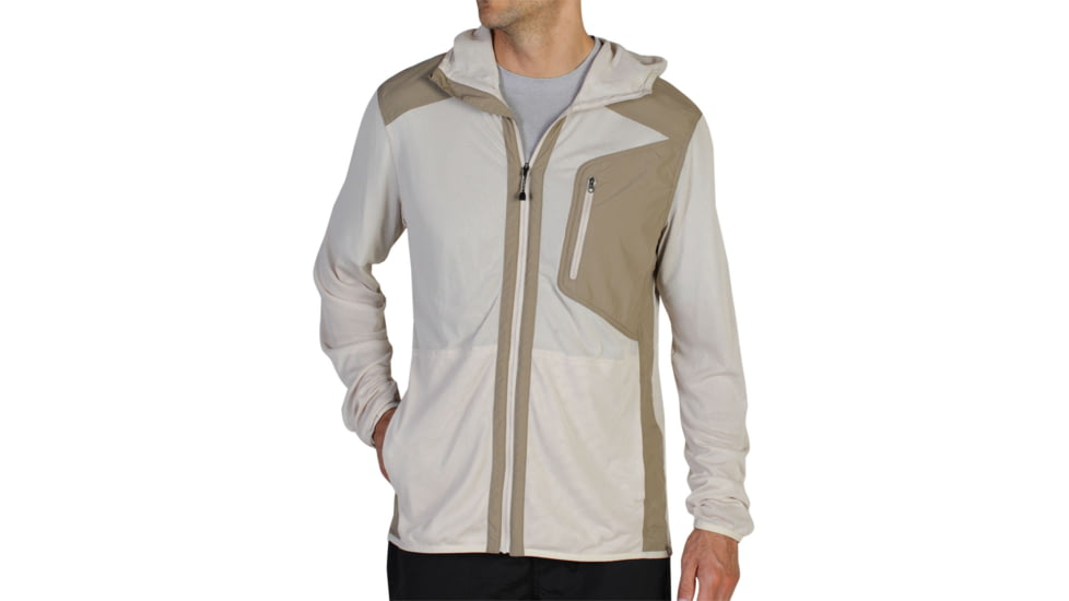 ExOfficio BugsAway Sandfly Jacket - Mens-Bone/Walnut-Small