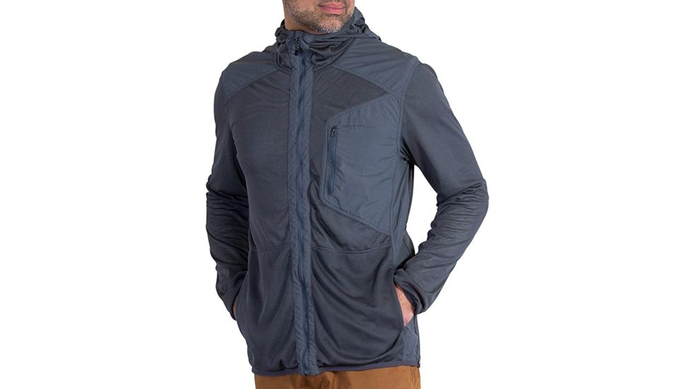 ExOfficio BugsAway Sandfly Jacket - Mens-Dark Pebble-Large