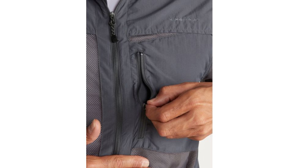 ExOfficio Bugsaway Sandfly Jacket - Mens, Dark Steel, Large, 1111-3406-9361-L