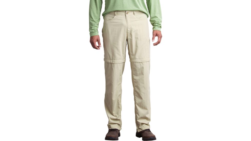 ExOfficio Bugsaway Sol Cool Convertible Ampario Pant - Men's-Light Khaki-34 Waist-Regular Inseam