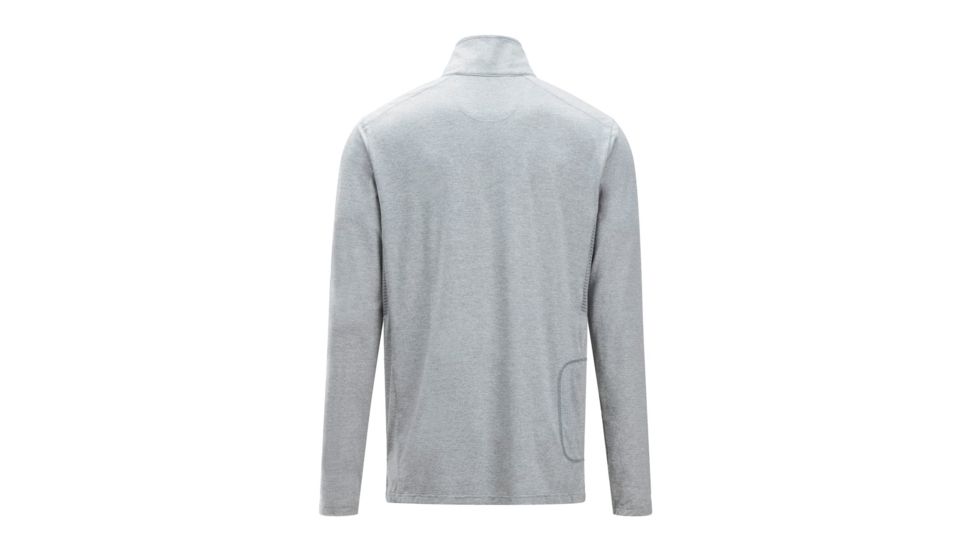 Demo, ExOfficio BugsAway Sol Cool Zip Neck Long Sleeve, Grey Storm, M, 11113126-9609-M