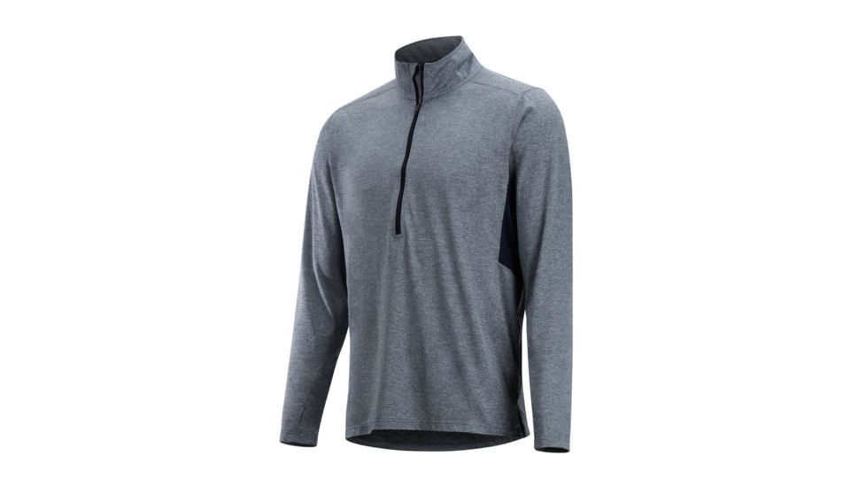 Demo, ExOfficio BugsAway Sol Cool Zip Neck Long Sleeve, Navy, M, 11113126-5600-M