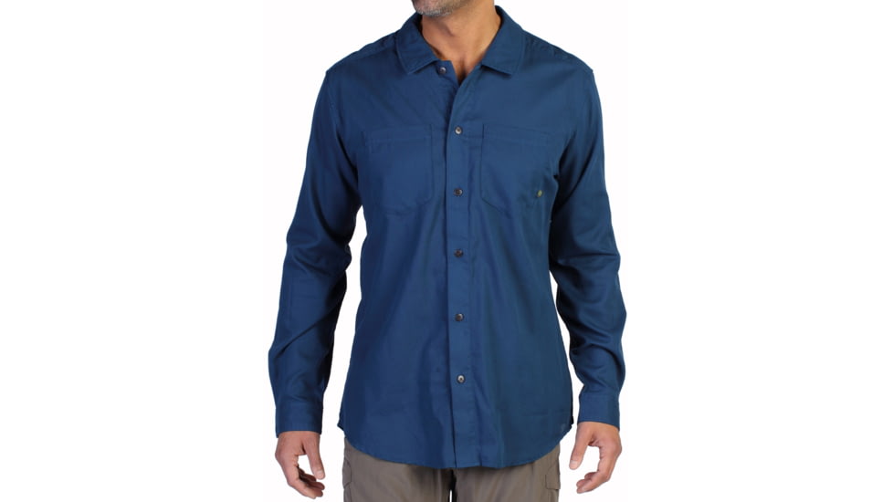 ExOfficio Bugsaway Talisman Longsleeve Shirt - Mens-Galaxy-Small