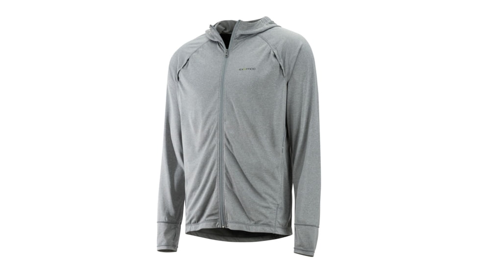 ExOfficio BugsAway Tarka Full Zip Hoody, Grey Storm, L, 11113346-9609-L