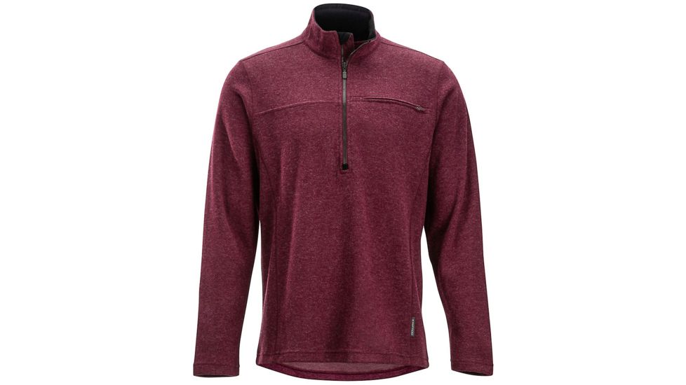 ExOfficio Caminetto 1/4 Zip Neck Long Sleeve - Mens, Baroque Heather, Medium, 1015-2952-Baroque Heather-M