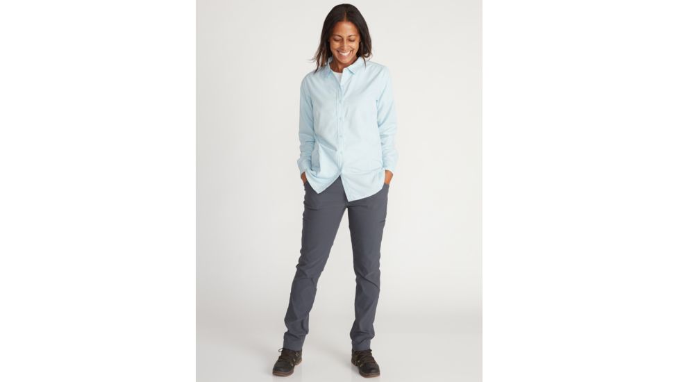 ExOfficio Demo, BA Brisa Long Sleeve Shirt - Women's, Corydalis Blue, Medium, 2101-3152-CRDALSBL-M-DM