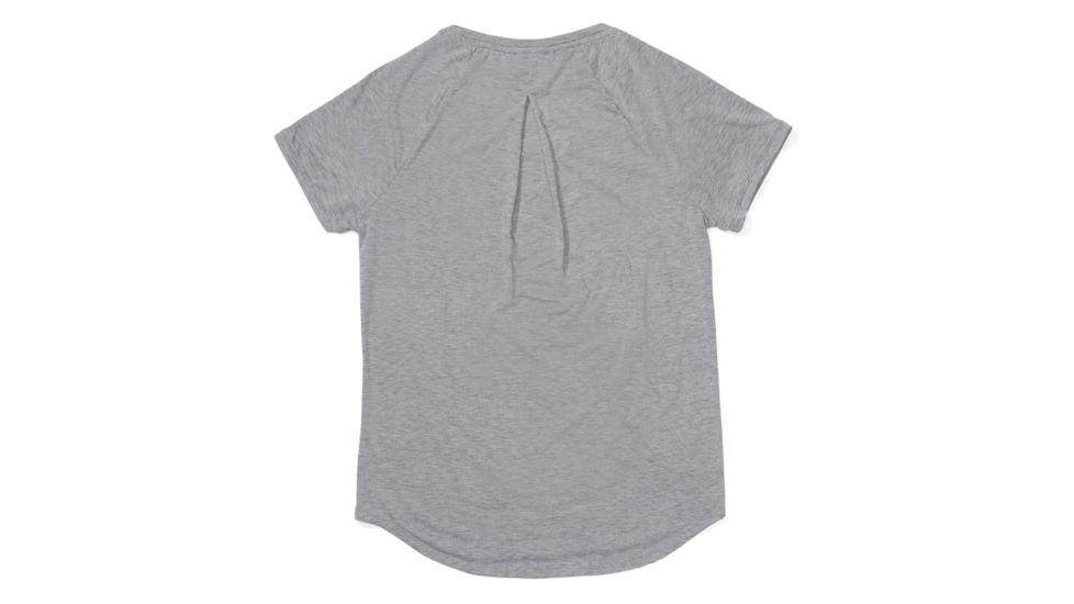 ExOfficio Demo, BA Caddis Short Sleeve Shirt - Womens, Carbon Heather, Medium, 2111-3370-CARBHTHR-M-DM