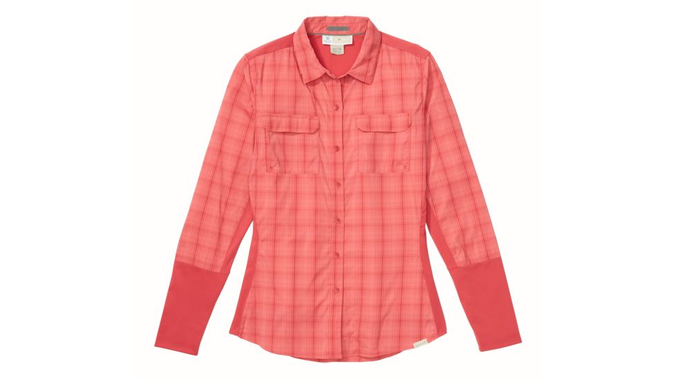 ExOfficio Demo, BA Mayfly Long Sleeve Shirt - Women's, Red Robin, Medium, 2101-3362-RDROB-M-DM