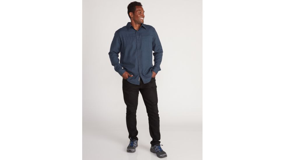 ExOfficio Demo, BA Talaheim Long Sleeve Shirt - Men's, Navy, Medium, 1101-3350-Navy-M-DM