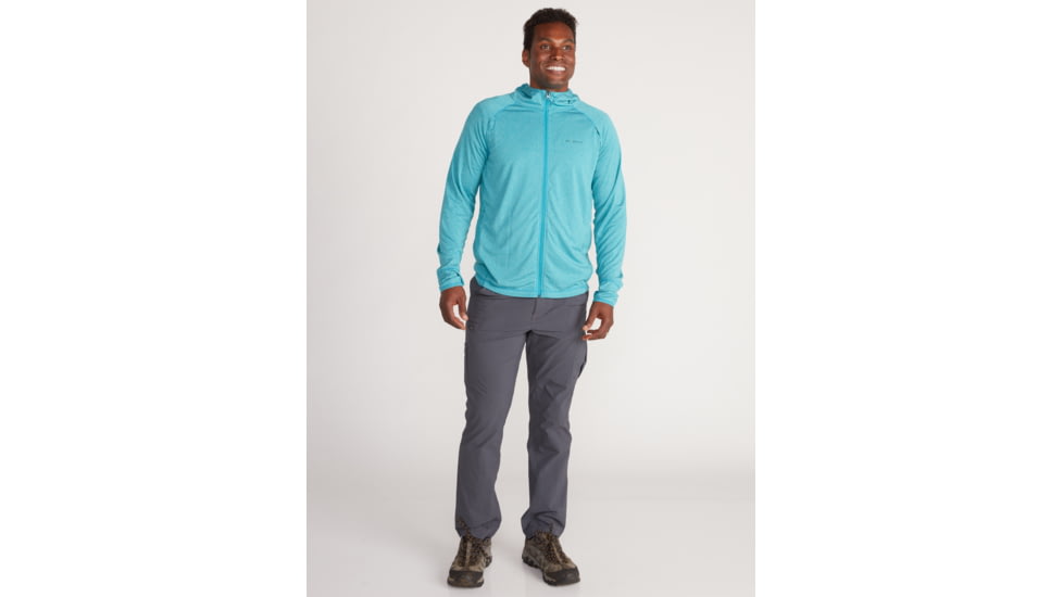 ExOfficio Demo, BA Tarka Full Zip Hoody - Men's, Algiers Blue, Medium, 1111-3346-AlgiersBl-M-DM