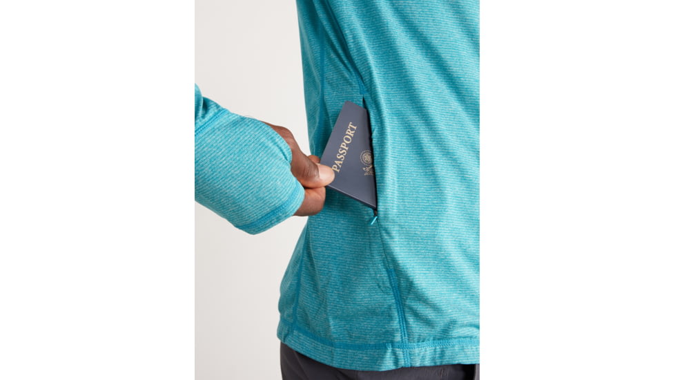 ExOfficio Demo, BA Tarka Full Zip Hoody - Men's, Algiers Blue, Medium, 1111-3346-AlgiersBl-M-DM