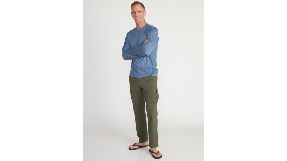 ExOfficio Demo, BA Tarka Long Sleeve Shirt - Men's, Admiral Blue, Medium, 1111-2857-AdmBl-M-DM
