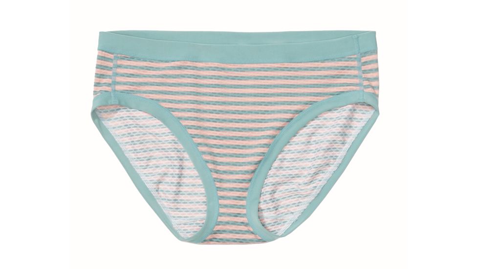 ExOfficio Demo, GNG Sprt Msh Printed Bikini - Women's, Trellis Double Stripe, Medium, 2245-3046-TRLDblStrp-M-DM