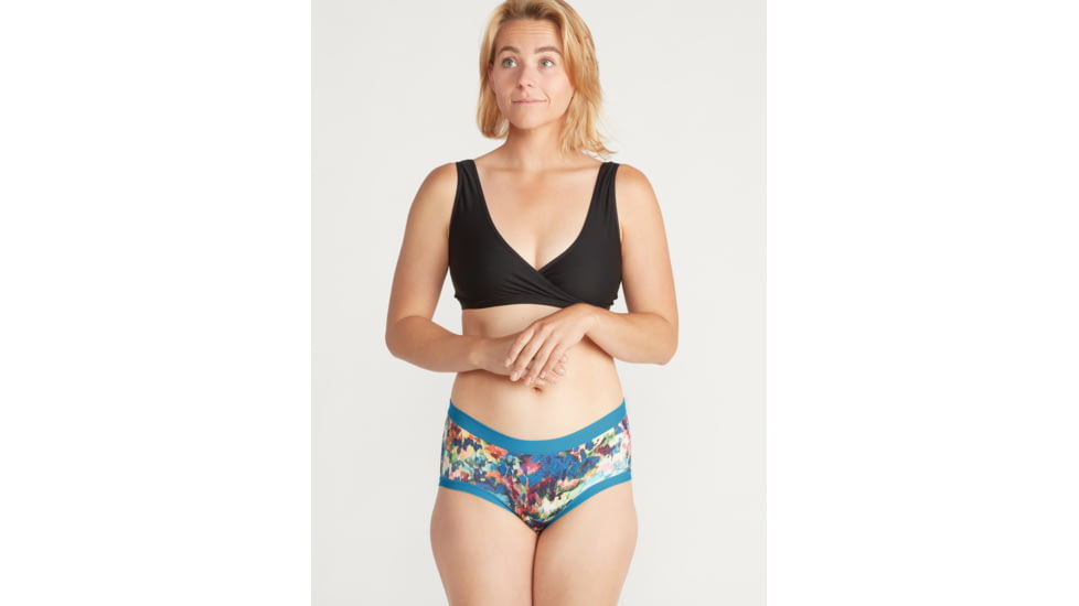ExOfficio Demo, GNG Sprt Msh Printed Hipkini - Women's, Pretty Palmy, Medium, 2245-3115-PrtPlm-M-DM